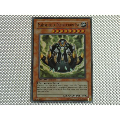 Yu-Gi-Ho - Maitre De La Destruction Psy - Rgbt-Frpp5 - Super Rare