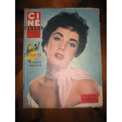 Cine Revue 1958 N° 13 : Elizabeth Taylor.Special Paque...