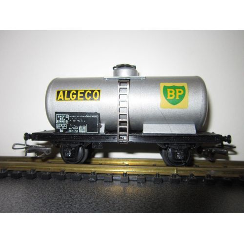 Wagon Citerne 2 Essieux Algeco Bp Ho 1/87eme-Jouef