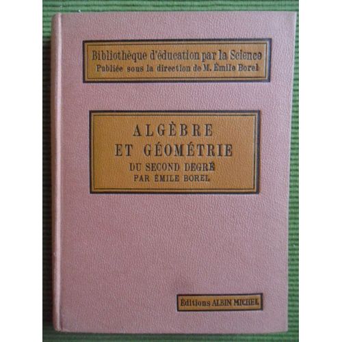 Algèbre Et Géométrie Du Second Degré