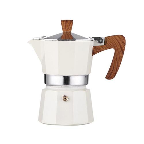 Machine à expresso classique sur cuisinière pour une saveur beige intense et intense