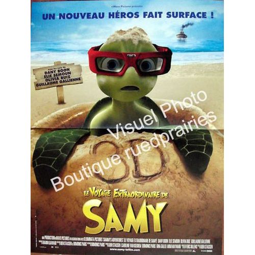 Le Voyage Extraordinaire De Samy (Sammy's Adventures: The Secret Passage) -Véritable Affiche De Cinéma Pliée - Format 40x60 Cm - De Ben Stassen Avec Les Voix Billy Unger, Isabelle Fuhrman- 2009