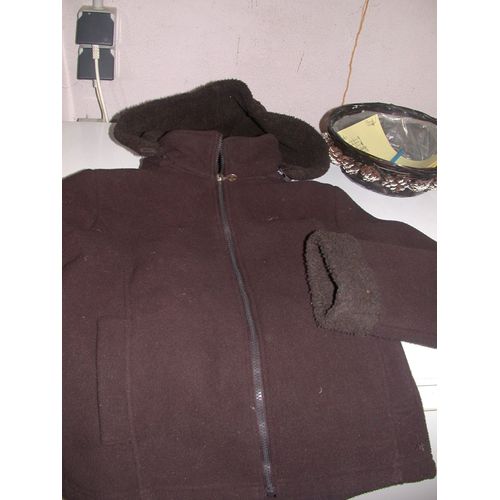 Blouson Veste En Polaire Marron Fille 16 Ans