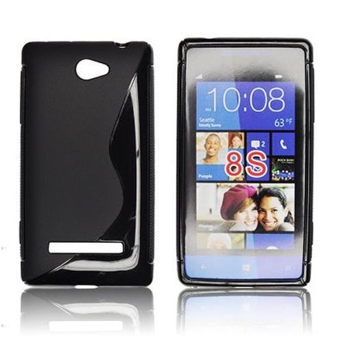 Coque Tpu Noire Type S Pour Htc 8s