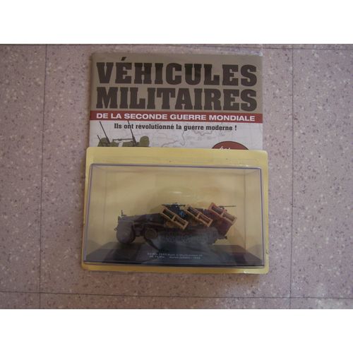 Vehicule Militaire-Sd.Kfz.251/1 Ausf.C Wurfrahmen 40 -24.Pz.Div Kursk (Ussr)-1942-Eaglemoss Collections