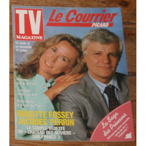 Tv Le Courrier Picard Brigitte Fossey Jacques Perrin 1p/ Jean Marc Thibault 1/2p/ Lagaf 1/2p/ Daniel Guichard 1/2p/ Georges Pernoud 1/2p/ Mouss Diouf 1/2p/ Orson Welles 1/2p/ Richard Chamberlain 1/2p 15094