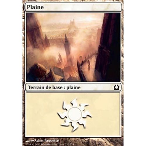 Foil - Plaine - Retour Sur Ravnica - Magic Mtg - C - 252