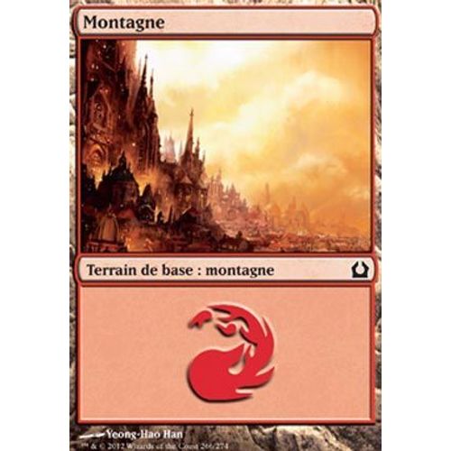 Foil - Montagne - Retour Sur Ravnica - Magic Mtg - C - 266
