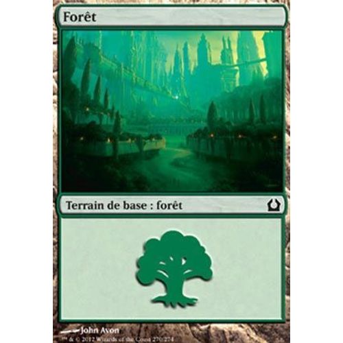 Foil - Forêt - Retour Sur Ravnica - Magic Mtg - C - 270