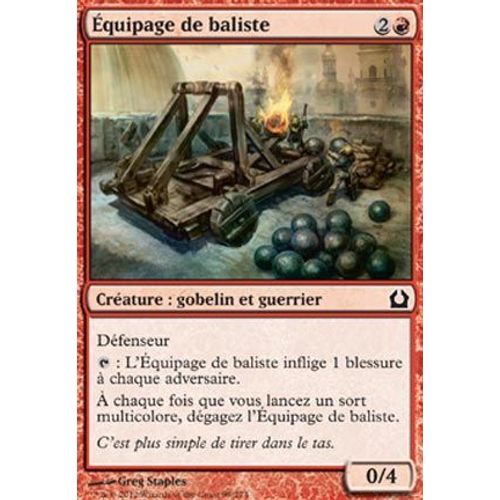 Foil - Equipage De Baliste - Retour Sur Ravnica - Magic Mtg - C - 99