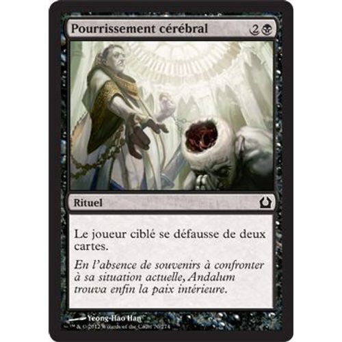 Foil - Pourrissement Cérébral - Retour Sur Ravnica - Magic Mtg - C - 70
