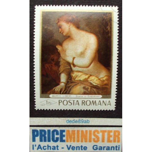 Roumanie.. 1.75 L. Posta Romana . Marco Liberi (1640-1687) Diana Si Endimion . Neuf (Avec Gomme).