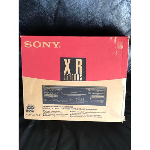 Lecteur de cassettes autoradio voiture Sony XR C510RDS FM/MW/LW