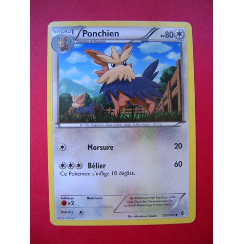 Pokemon - Ponchien - Frontières Franchies - 121/149