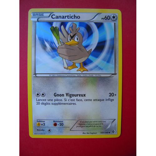 Pokemon - Canarticho - Frontières Franchies - 107/149