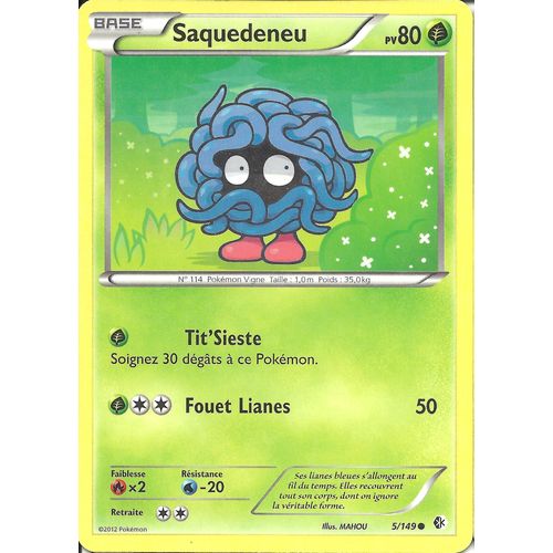 Carte Pokemon Saquedeneu 80pv - Frontières Franchies 5/149