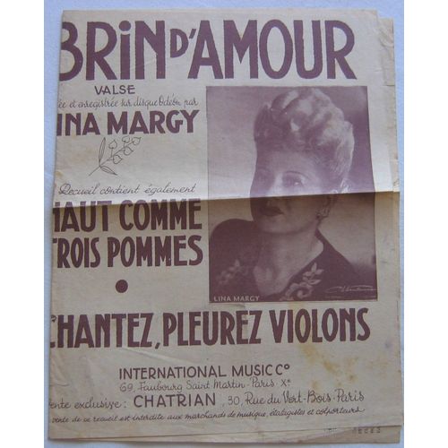 Brin D'amour / Haut Comme Trois Pommes / Chantez, Pleurez Violons