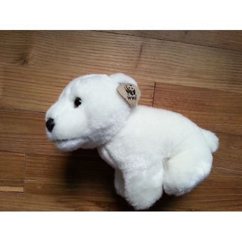 Bébé Ours Polaire Wwf Blanc Ourson 14 Cm