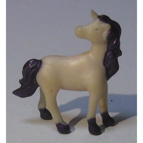 Licorne - Mini Figurine Lgr: 24mm (Style Polly Pocket)