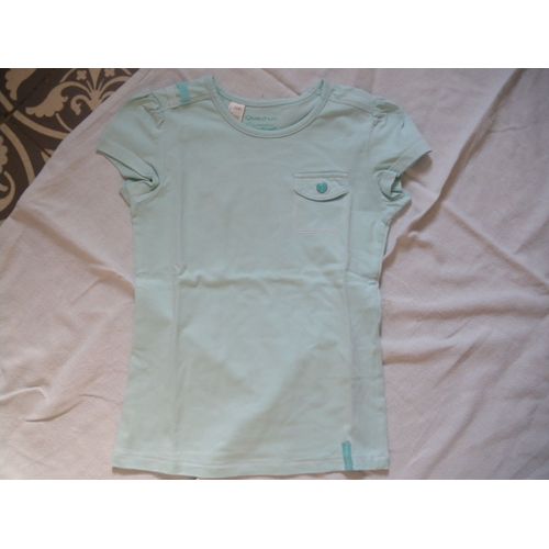 T-Shirt Quechua Vert Fille 6 Ans