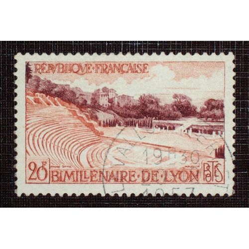 France N° 1124 Oblitéré De 1957 - 20f « Bimillénaire De Lyon : Théâtre Antique De Fourvière »