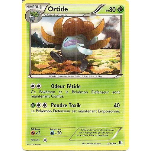 Carte Pokémon Ortide 2/149 Noir Et Blanc Frontières Franchies