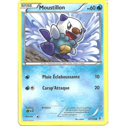 Carte Pokemon Moustillon 60pv - Frontières Franchies 39/149