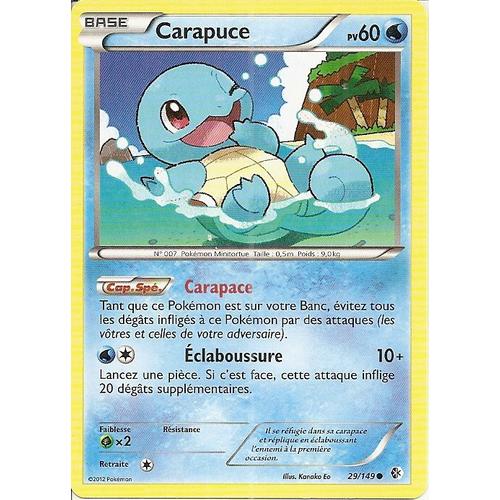 Pokemon - Carapuce - Frontières Franchies - 29/149