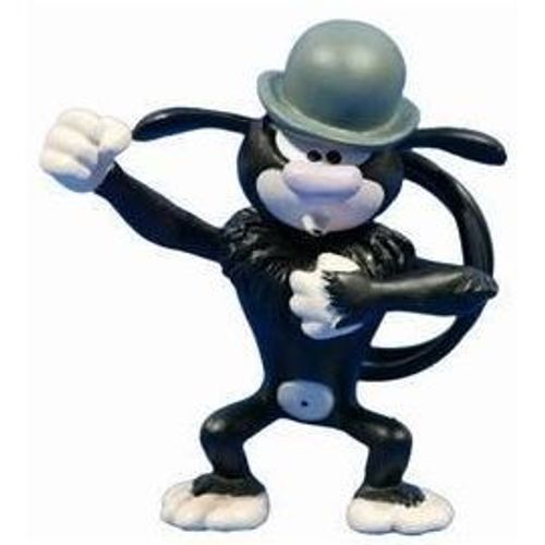 Figurine Mars Marsupilami Noir 6 Cm Plastoy