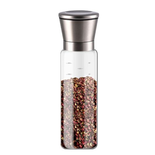 Moulin À Sel Et À Poivre, Sel En Inox Rechargeable Et Nouveau Bouchon En Inox De 500 Ml