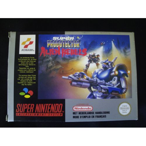 Super Probotector Alien Rebels Super Nintendo