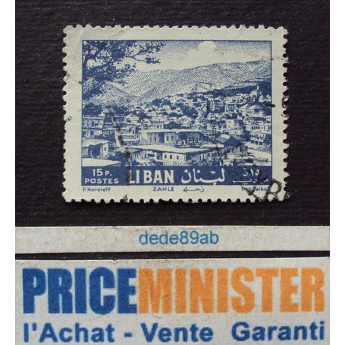 Liban.. 15p . Vue De Zahle . Oblitéré.