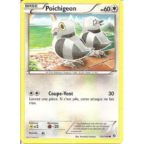 Pokemon - Poichigeon - Frontières Franchies - Pv60 - 123/149