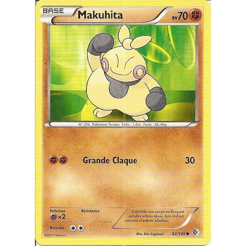 Pokemon - Makuhita - Frontières Franchies - Pv70 - 82/149