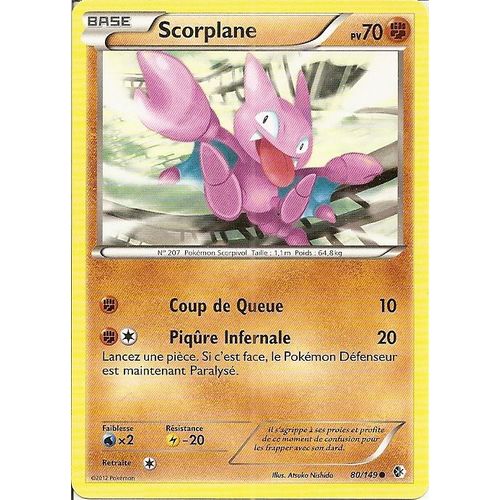 Pokemon - Scorplane - Frontières Franchies - Pv 70 - 80/149