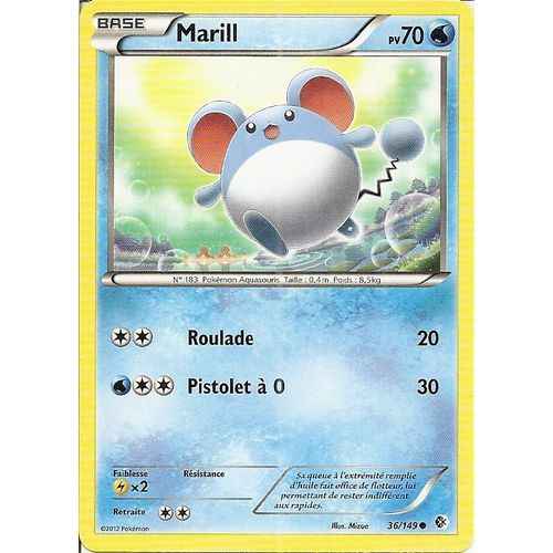 Pokemon - Marill - Frontières Franchies - Pv70 - 36/149