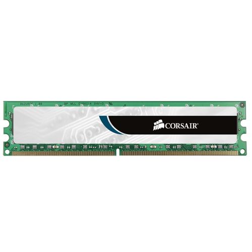 Mémoire Corsair Value Select 1 Go DIMM 184 broches (VS1GB333) - DDR - 333 MHz / PC2700 - CL2.5 - mémoire sans tampon - NON ECC - 2.5 V