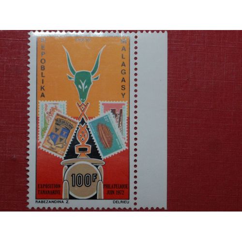 R.M. " Exposition Philatélique, Juin 1972" 100f. N° 506 1972 Neuf