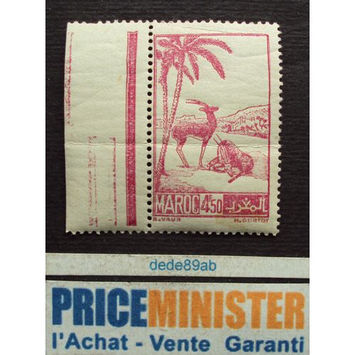 Maroc.. 4f50 . Gazelles . Neuf (Avec Gomme)