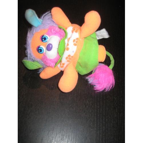 Peluche Poupée Popples Fleur Orange Mattel 15 Cm