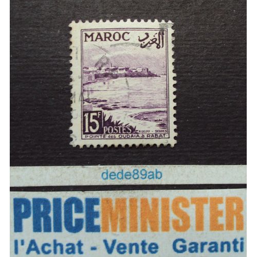 Maroc.. 15f . Pointe Des Oudaia À Rabat . Oblitéré.