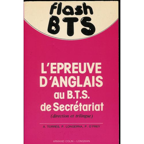 Epreuve D'anglais Qu Bts De Secretariat