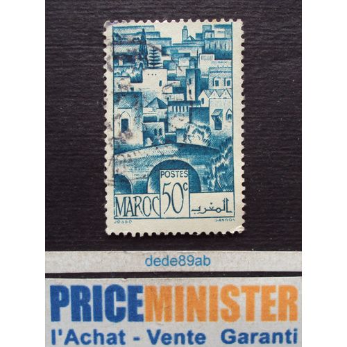 Maroc.. 50c . Cité Fortifiée . Oblitéré.
