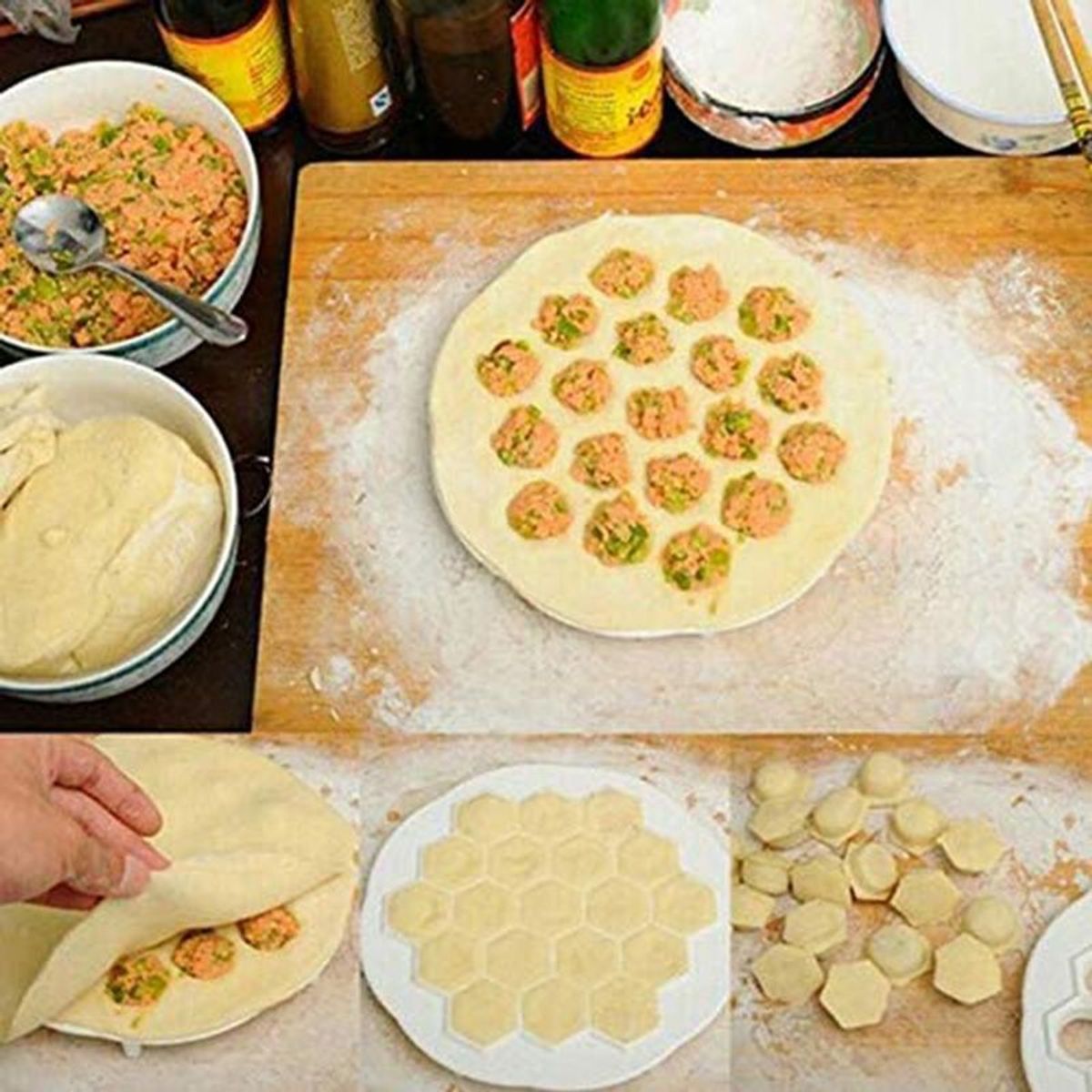 Gaoominy 37 Trous Dumpling Moule Outils Dumpling Maker Ravio... - 6