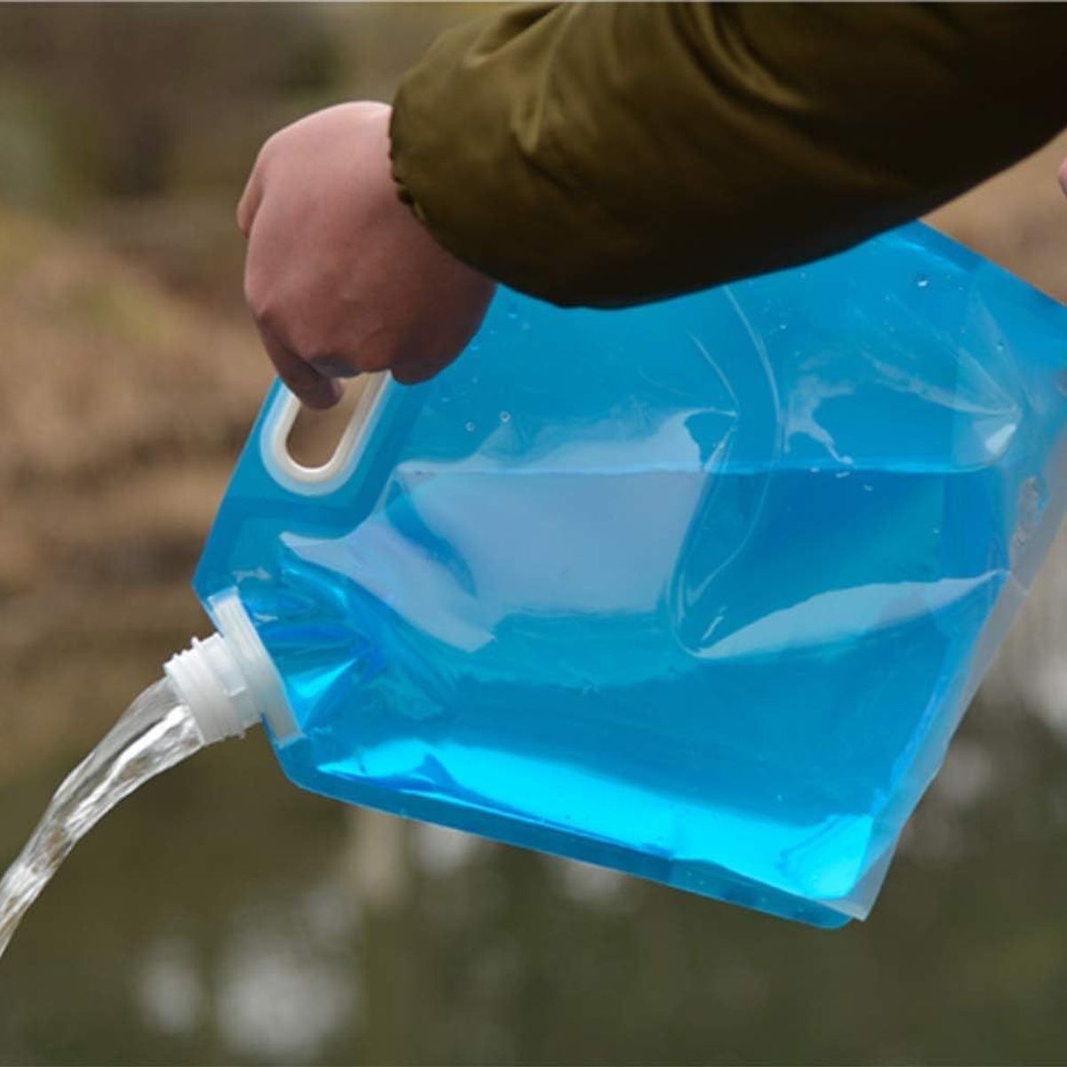 Pack De 4 Bidons D'eau Pliables, Portables, Pliables, Eau Po... - 7