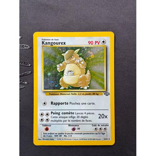 Carte Pokemon Kangourex 5/64 Holo Fr