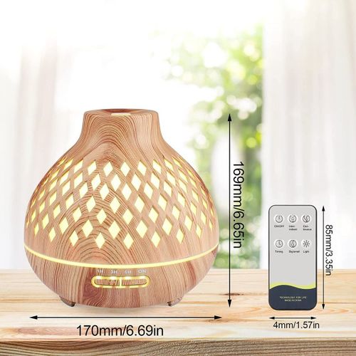 Lampes De Parfum D'huile De Parfum D'humidificateur Ultrasonique Du Diffuseur 400ml D'arome