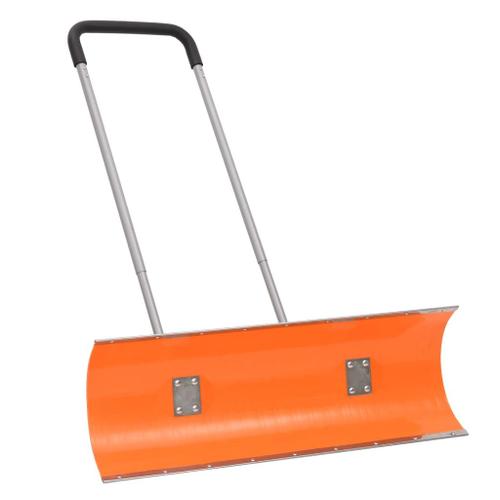 vidaXL Pelle à neige avec poignée extensible orange 96cm lame en acier