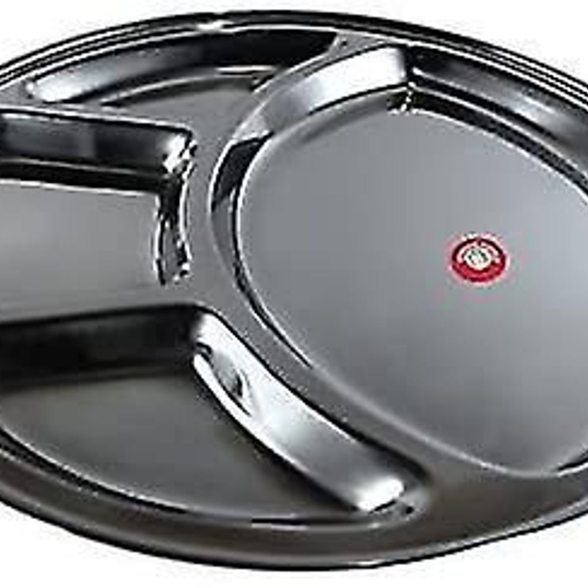 Thali Rond � 4 Compartiments,Inox � 4 Compartiments