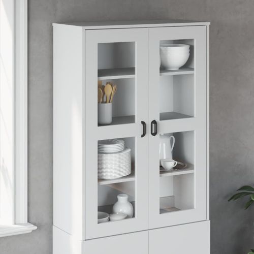 Vidaxl Dessus Pour Buffet Viken Blanc Bois D'ingénierie